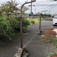 物干し台と物干し竿セット　引越しの為早急処分の画像