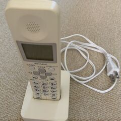 シャープ デジタルコードレスファクシミリ 子機1台の画像