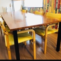 6人掛け　ダイニングセットの画像