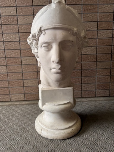 青年マルス　　石膏像　　首像　デッサン