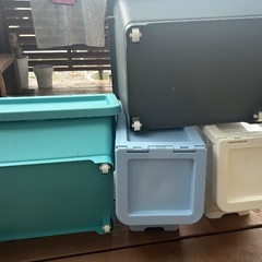 カインズ 収納ケース 小2 大2の画像