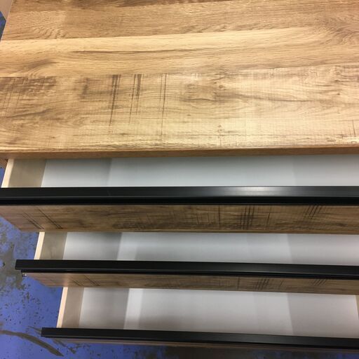 ☆リユースのサカイ横浜南店☆YM1488 3段チェスト ブラウン W119×D40