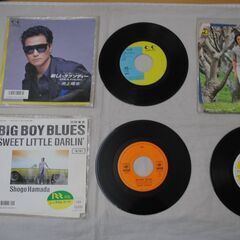 [1557] 主題歌 メインテーマ イメージソング レコード 7枚まとめて　ジャンク品の画像