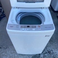 NO B550🌈福岡市内配送設置無料✨🌈AQW-S60H-W 全自動洗濯機 ホワイト [洗濯6.0kg /乾燥機能無 /上開き] 2020年の画像