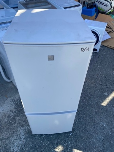 NO B553?福岡市内配送設置無料✨?三菱 146L 2ドアノンフロン冷蔵庫 keyword キーワードホワイト MR-P15EF-