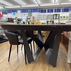 【ドリーム川西店御来店限定】☆ジモティー見たよ♪割引☆ダイニング３点セット／クリーニング済み【2125560000028506】の画像