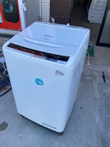NO B554?福岡市内配送設置無料✨?日立製/10kg/全自動洗濯機/BW-V100BE5