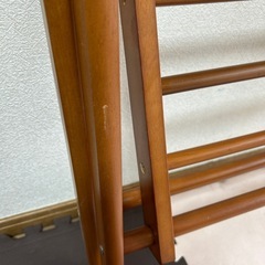 美品　ハンガーラック　ダークブラウンの画像