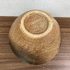 【お売りします】 信楽焼？　壺　花瓶　銘印あり　詳細不明の画像