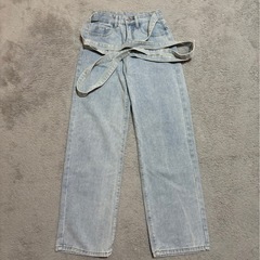 ハイウエスト紐パンツの画像