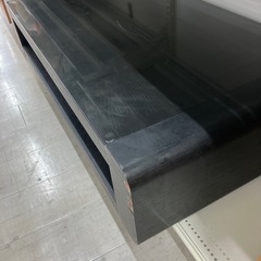 ニトリ　ローテーブル　天板ガラスベルネ　ブラック【トレファク堺福田店】の画像