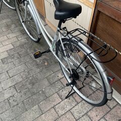 リサイクルショップどりーむ荒田店　No526 自転車　シティサイクル　２６インチ　状態奇麗です♪　ライト付き　シンプルなママチャリ♪　の画像