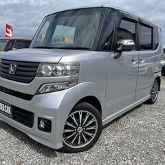 車検付！N-BOXカスタムターボ！両側パワスラ！パドルシフト♪クルコン！ナビ、TV、Bluetooth！Bカメラ！乗って帰れます♪の画像