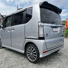 車検付！N-BOXカスタムターボ！両側パワスラ！パドルシフト♪クルコン！ナビ、TV、Bluetooth！Bカメラ！乗って帰れます♪の画像