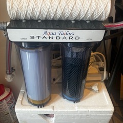 商談中アクアテイラーズ 浄水器 STANDARD スタンダード　中古美品　水槽用浄水器　カルキ抜き　替えフィルター1本付きの画像