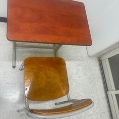 美品　学校机と椅子　1セット　3500円の画像