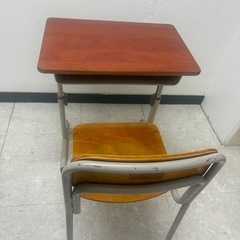美品　学校机と椅子　1セット　3500円の画像