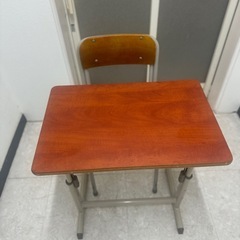 美品　学校机と椅子　1セット　3500円の画像