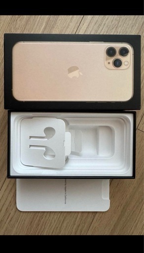 ?【本体】Apple iPhone 11 Pro ゴールド　SIMフリー　箱付き