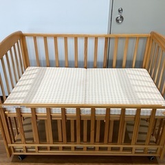 ベビーベッド【町田市再生家具】251920の画像