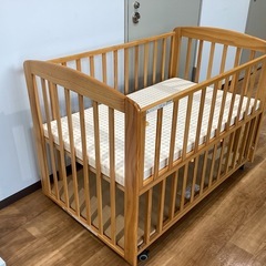 ベビーベッド【町田市再生家具】251920の画像