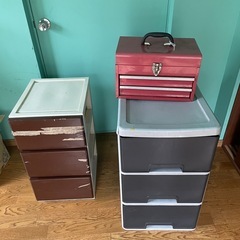 工具箱とカラーボックス
セットの画像