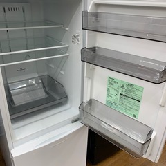 90分の無料軽トラック貸出サービス！【TOSHIBA】2ドア冷蔵庫（GR-U15BS）のご紹介です!の画像