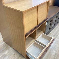 【トレファク高槻店】取りに来られる方限定！フラップ扉のシェルフのご紹介です！の画像