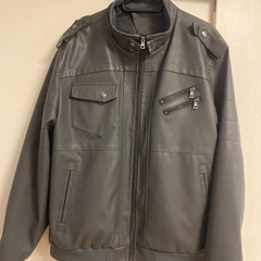 新品未使用皮ジャン3XLの画像