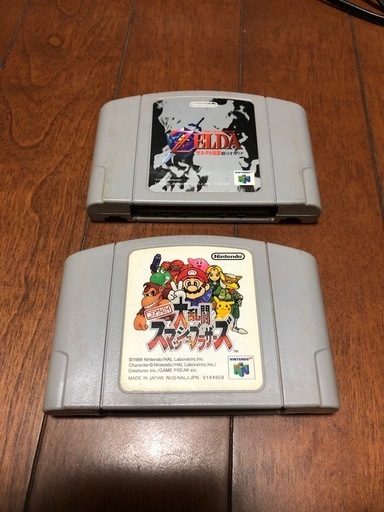 任天堂 NINTENDO 64 本体 コントローラー＋カセット付き ニンテンドー N64