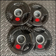 バーベルプレート［2.5kg×4］ラバーオリンピックシャフトΦ50mmの画像