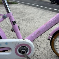 女の子 こども　自転車18インチの画像