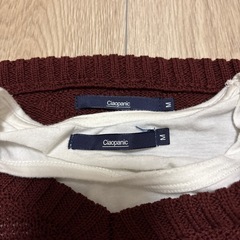 ニット　メンズ　ボルドー　Ciaopanicの画像