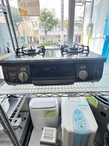 USED ガスコンロ Rinnai 2017年 都市ガス用
