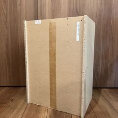 ニトリ カラーボックス 2段 ホワイトウォッシュの画像