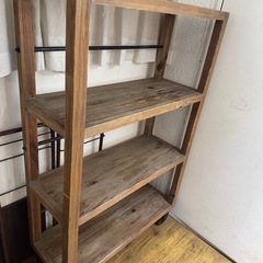 木製　ラック　おしゃれの画像