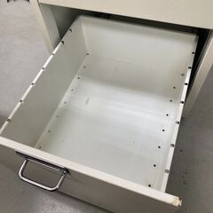 オフィス サイドキャビネット デスクキャビネット キャスター付き ３台 まとめての画像