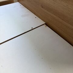 NITORI/ニトリ シングルベッドフレーム 引き出し付 コンセント有 通電確認済 25j菊TK②の画像