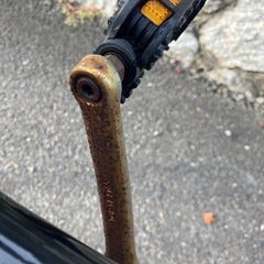 ギア付き自転車 27インチ ブラックの画像