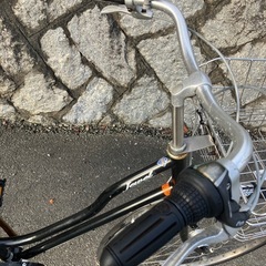 ギア付き自転車 27インチ ブラックの画像