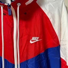F・古着・NIKE・ナイロンフードジャケット・体感XL程の画像