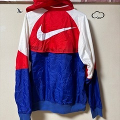 F・古着・NIKE・ナイロンフードジャケット・体感XL程の画像