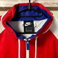F・古着・NIKE・ナイロンフードジャケット・体感XL程の画像