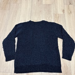 ネイビー　ニット　メンズ　Ciaopanicの画像