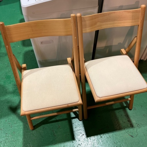 廃盤/無印良品】折りたたみ椅子 チェア ナチュラル イス インテリア