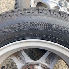 155/65R13 東北6県無料配送対応‼️爆安‼️最終値下げ‼️①超超超バリ溝❗ 国産ブリジストン VRX ❗ アルミ付き 国産 タイヤ !!　スタッドレス　軽自動　軽トラの画像