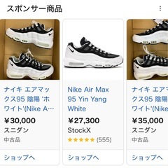Nike Air Max 95 陰陽 "White" 28cm
の画像