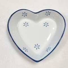 ハートのお皿2枚セットの画像