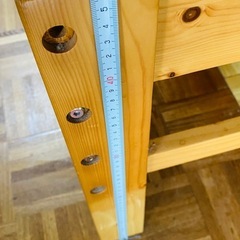 木製　ベッドの画像