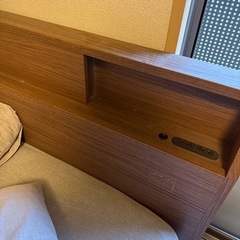 セミダブルベッド　一式の画像